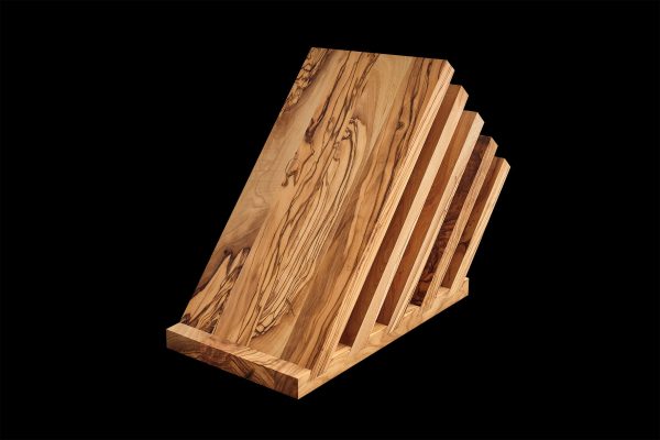 Magnetic Knife Block Olive